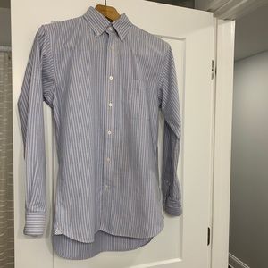 Lands’ End Men’s Striped Oxford Dress Shirt